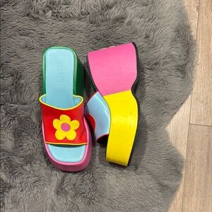 Colorful Kids Slide Sandals